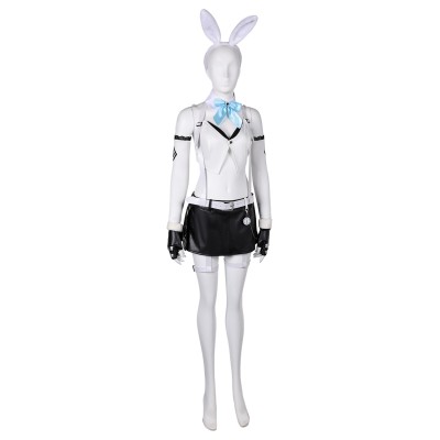 Final Fantasy XVI Tifa Lockhart Bunny Girl White Suit Cosplay Costume Halloween Carnival Outfit