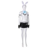 Final Fantasy XVI Tifa Lockhart Bunny Girl White Suit Cosplay Costume Halloween Carnival Outfit