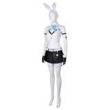 Final Fantasy XVI Tifa Lockhart Bunny Girl White Suit Cosplay Costume Halloween Carnival Outfit