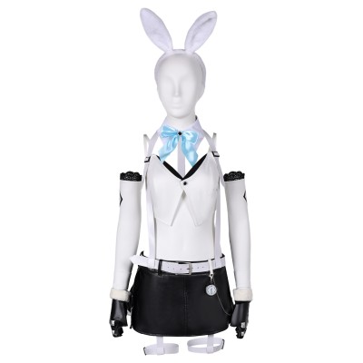 Final Fantasy XVI Tifa Lockhart Bunny Girl White Suit Cosplay Costume Halloween Carnival Outfit