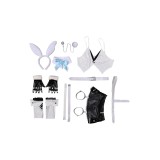 Final Fantasy XVI Tifa Lockhart Bunny Girl White Suit Cosplay Costume Halloween Carnival Outfit