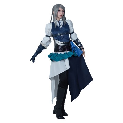 Final Fantasy XVI Final Fantasy 16 FF16 Jill Warrick Suit Cosplay Costume Halloween Carnival Outfit