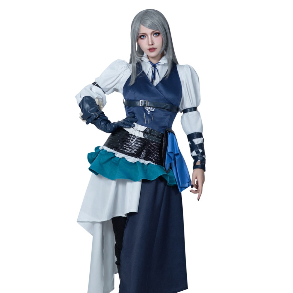 Final Fantasy XVI Final Fantasy 16 FF16 Jill Warrick Suit Cosplay Costume Halloween Carnival Outfit