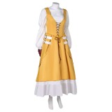Final Fantasy XVI Aerith Gainsborough Yellow Dress Suit Cosplay Costume Halloween Carnival Outfit