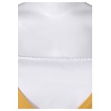Final Fantasy XVI Aerith Gainsborough Yellow Dress Suit Cosplay Costume Halloween Carnival Outfit
