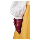 Final Fantasy XVI Aerith Gainsborough Yellow Dress Suit Cosplay Costume Halloween Carnival Outfit