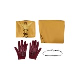 Final Fantasy XVI Aerith Gainsborough Yellow Dress Suit Cosplay Costume Halloween Carnival Outfit