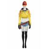 Final Fantasy XV Cindy Aurum Women Yellow Full Set Suit Cosplay Costume Halloween Carnival Outfit