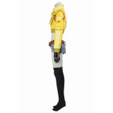 Final Fantasy XV Cindy Aurum Women Yellow Full Set Suit Cosplay Costume Halloween Carnival Outfit
