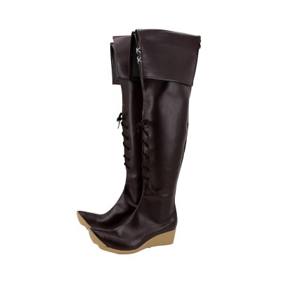 Final Fantasy XIV FF14 Mide Hotgo Shoes Boots Custom Made Accessory Cosplay Costume Halloween Carnival