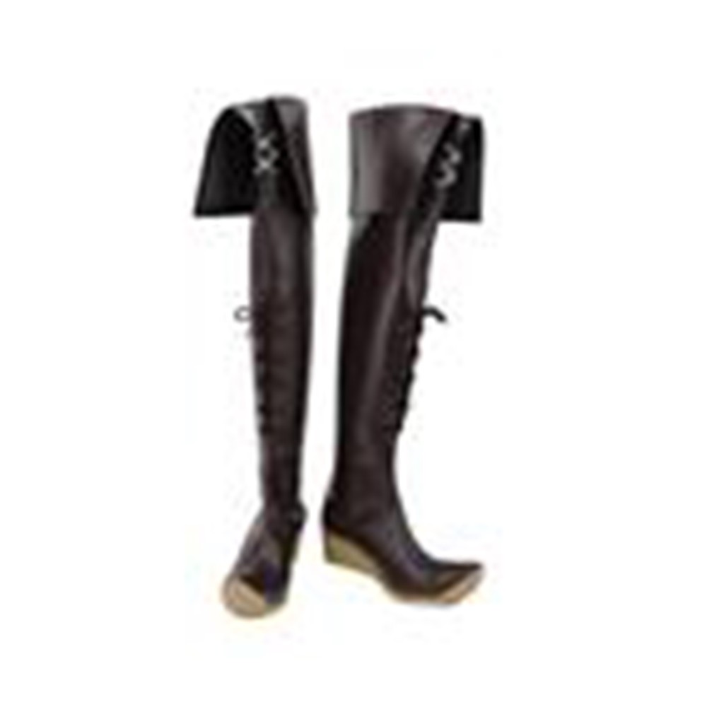Final Fantasy XIV FF14 Mide Hotgo Shoes Boots Custom Made Accessory Cosplay Costume Halloween Carnival