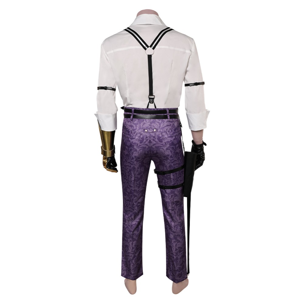 Final Fantasy VII Vincent Valentine Suit Cosplay Costume Halloween Carnival Outfit