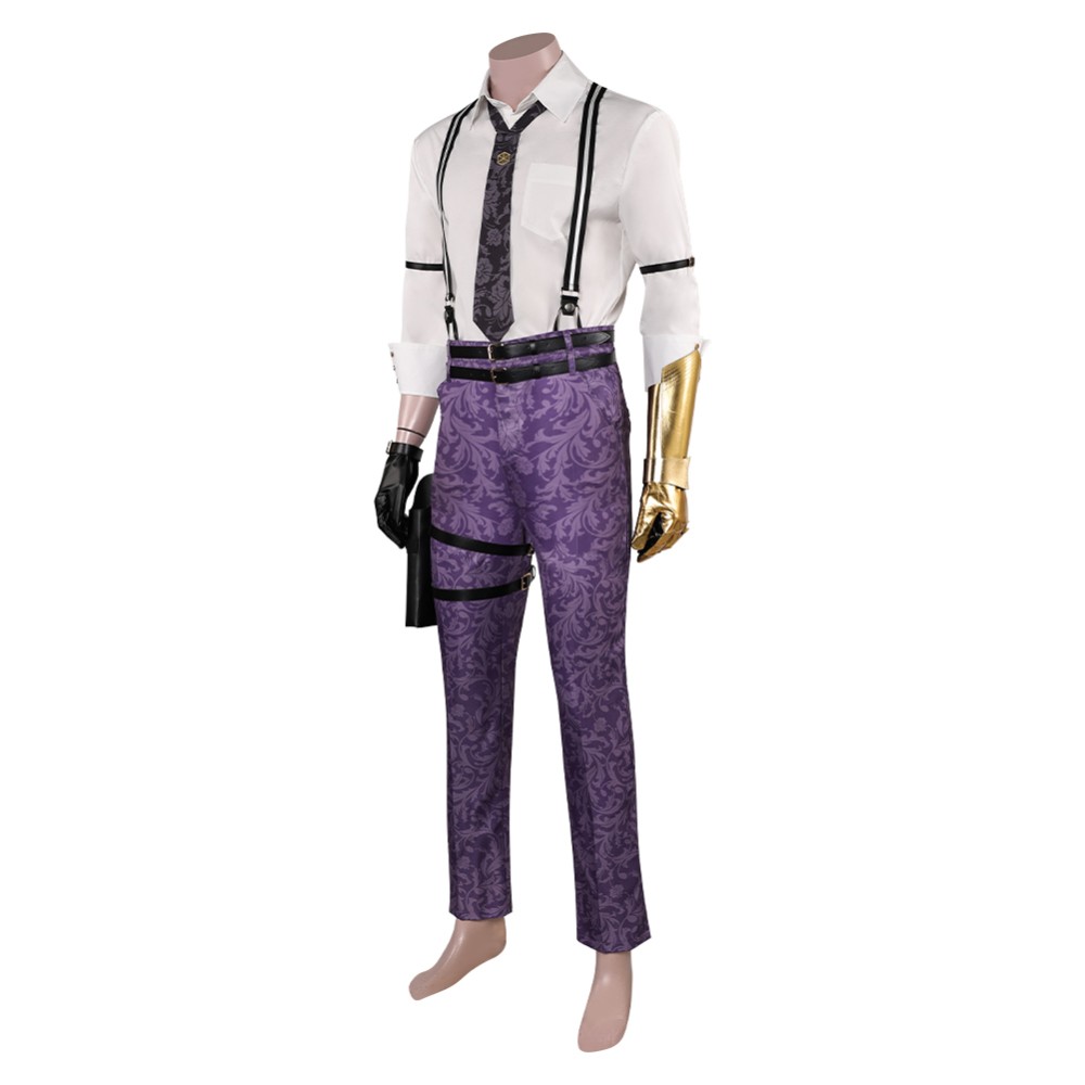 Final Fantasy VII Vincent Valentine Suit Cosplay Costume Halloween Carnival Outfit
