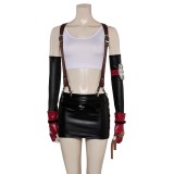 Final Fantasy VII Tifa Lockhart Women Top Skirt Full Set Suit Cosplay Costume Halloween Carnival Outfit