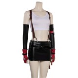 Final Fantasy VII Tifa Lockhart Women Top Skirt Full Set Suit Cosplay Costume Halloween Carnival Outfit