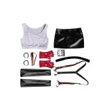 Final Fantasy VII Tifa Lockhart Women Top Skirt Full Set Suit Cosplay Costume Halloween Carnival Outfit