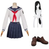 Final Fantasy VII Tifa Seventh High School Uniform JK Party Cosplay Costume Halloween Carnival Outfit