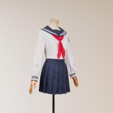 Final Fantasy VII Tifa Seventh High School Uniform JK Party Cosplay Costume Halloween Carnival Outfit