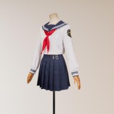 Final Fantasy VII Tifa Seventh High School Uniform JK Party Cosplay Costume Halloween Carnival Outfit