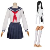 Final Fantasy VII Tifa Seventh High School Uniform JK Party Cosplay Costume Halloween Carnival Outfit