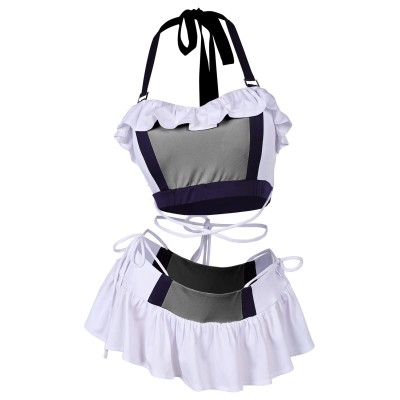Final Fantasy VII Tifa Lockhart 2 Pics Set Swimsuit Suit Cosplay Costume Halloween Carnival Outfit