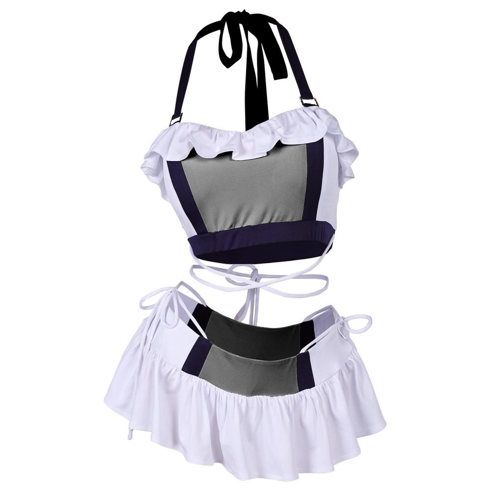Final Fantasy VII Tifa Lockhart 2 Pics Set Swimsuit Suit Cosplay Costume Halloween Carnival Outfit