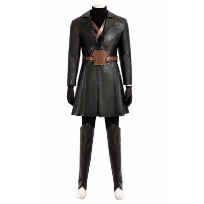 Final Fantasy VII Sephiroth Black Top Pants Full Set Suit Cosplay Costume Halloween Carnival Outfit