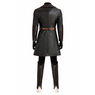 Final Fantasy VII Sephiroth Black Top Pants Full Set Suit Cosplay Costume Halloween Carnival Outfit