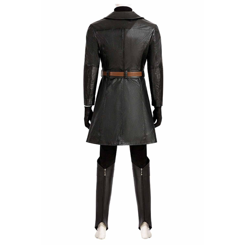 Final Fantasy VII Sephiroth Black Top Pants Full Set Suit Cosplay Costume Halloween Carnival Outfit