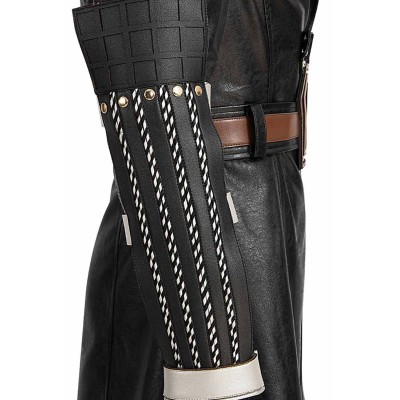 Final Fantasy VII Sephiroth Black Top Pants Full Set Suit Cosplay Costume Halloween Carnival Outfit