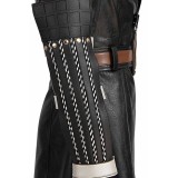 Final Fantasy VII Sephiroth Black Top Pants Full Set Suit Cosplay Costume Halloween Carnival Outfit