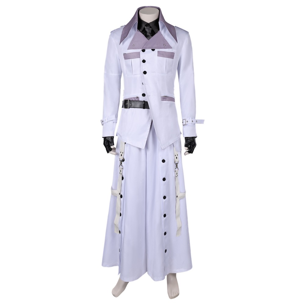 Final Fantasy VII Remake Rufus Shinra Full Set Suit Cosplay Costume Halloween Carnival Outfit