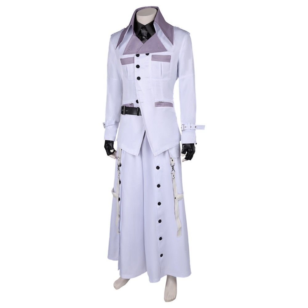 Final Fantasy VII Remake Rufus Shinra Full Set Suit Cosplay Costume Halloween Carnival Outfit