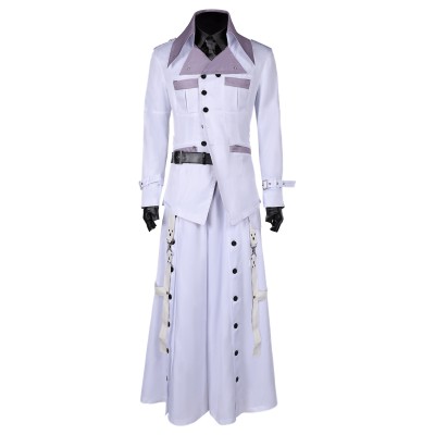 Final Fantasy VII Remake Rufus Shinra Full Set Suit Cosplay Costume Halloween Carnival Outfit