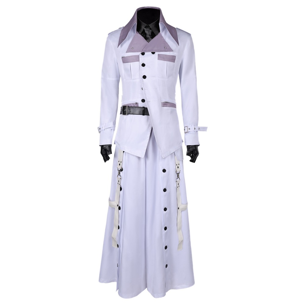 Final Fantasy VII Remake Rufus Shinra Full Set Suit Cosplay Costume Halloween Carnival Outfit