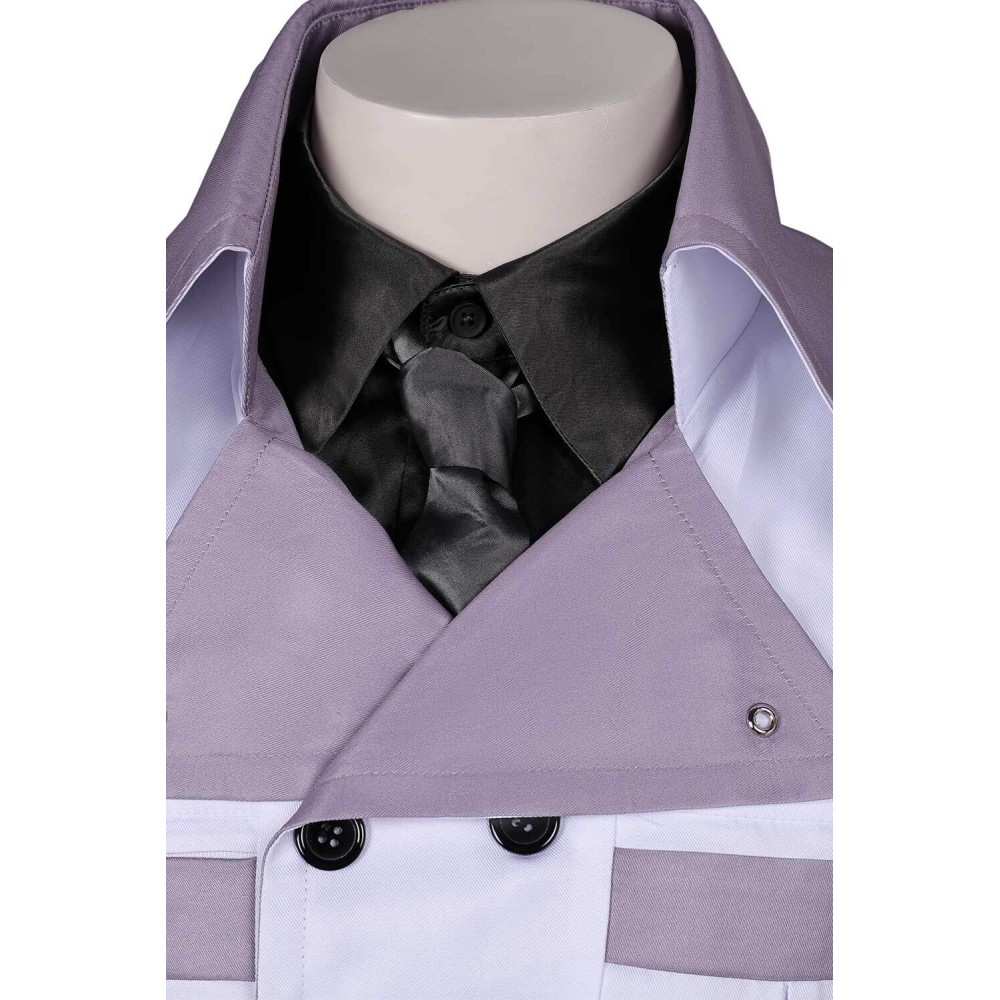 Final Fantasy VII Remake Rufus Shinra Full Set Suit Cosplay Costume Halloween Carnival Outfit