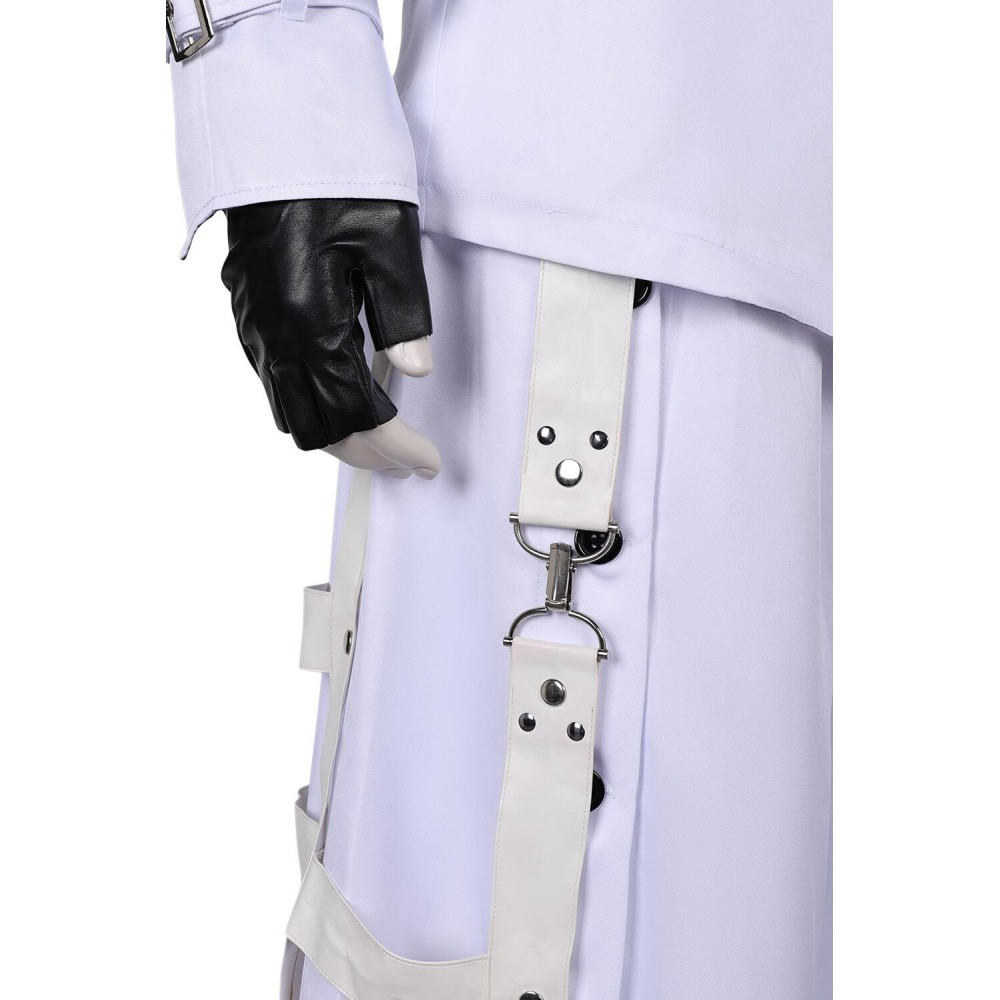 Final Fantasy VII Remake Rufus Shinra Full Set Suit Cosplay Costume Halloween Carnival Outfit