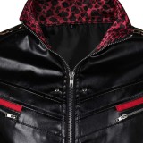 Final Fantasy VII Remake Leslie Kyle Leather Jacket Party Cosplay Costume Halloween Carnival
