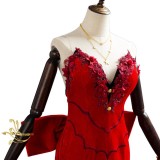 Final Fantasy VII Remake Aerith Aeris Gainsborough Suit Cosplay Costume Halloween Carnival Outfit