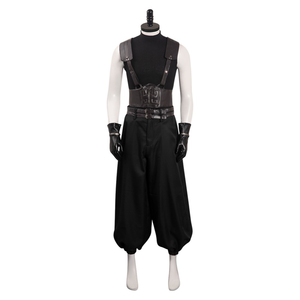 Final Fantasy VII Remake- Zack Suit Cosplay Costume Halloween Carnival Outfit