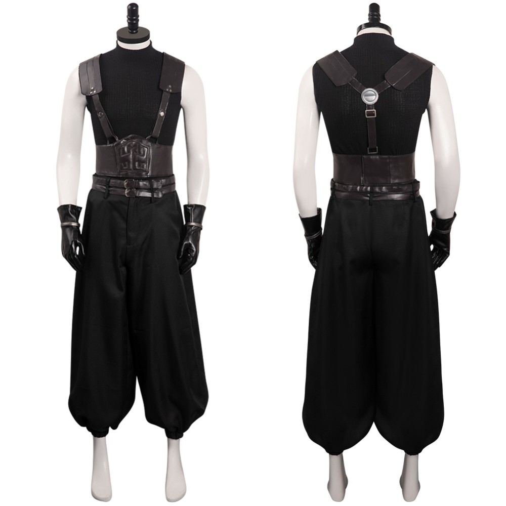 Final Fantasy VII Remake- Zack Suit Cosplay Costume Halloween Carnival Outfit