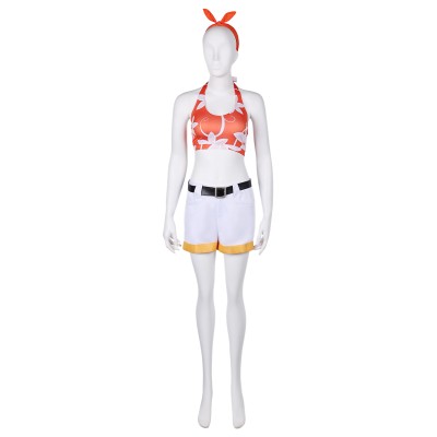 Final Fantasy VII Rebirth Yuffie Kisaragi Printed Bikini Set Swimsuit Suit Cosplay Costume Halloween Carnival Outfit