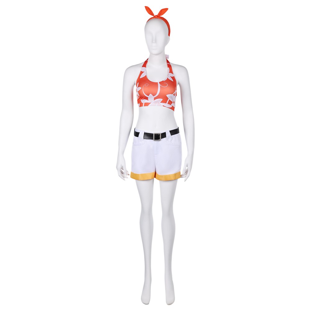 Final Fantasy VII Rebirth Yuffie Kisaragi Printed Bikini Set Swimsuit Suit Cosplay Costume Halloween Carnival Outfit