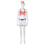 Final Fantasy VII Rebirth Yuffie Kisaragi Printed Bikini Set Swimsuit Suit Cosplay Costume Halloween Carnival Outfit