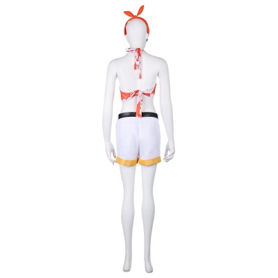 Final Fantasy VII Rebirth Yuffie Kisaragi Printed Bikini Set Swimsuit Suit Cosplay Costume Halloween Carnival Outfit