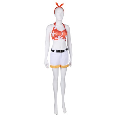 Final Fantasy VII Rebirth Yuffie Kisaragi Printed Bikini Set Swimsuit Suit Cosplay Costume Halloween Carnival Outfit