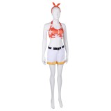 Final Fantasy VII Rebirth Yuffie Kisaragi Printed Bikini Set Swimsuit Suit Cosplay Costume Halloween Carnival Outfit