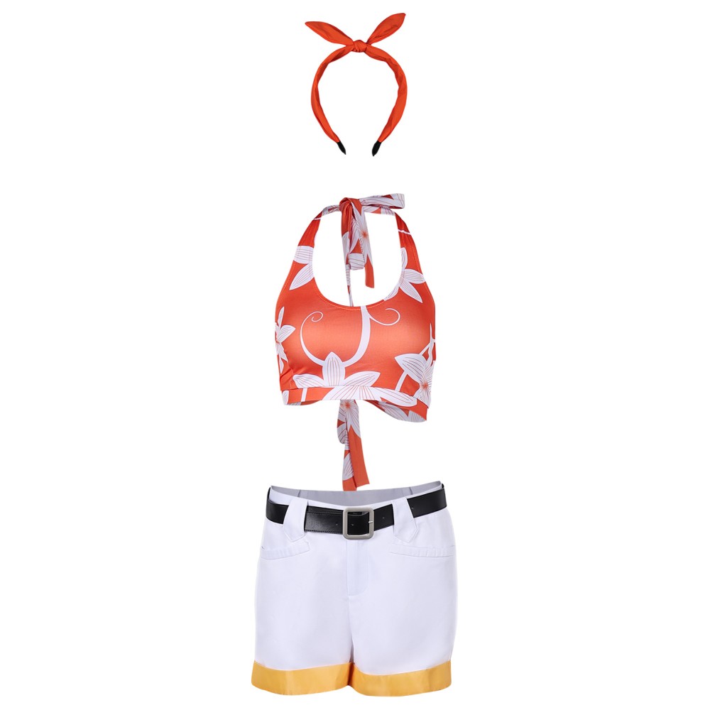 Final Fantasy VII Rebirth Yuffie Kisaragi Printed Bikini Set Swimsuit Suit Cosplay Costume Halloween Carnival Outfit
