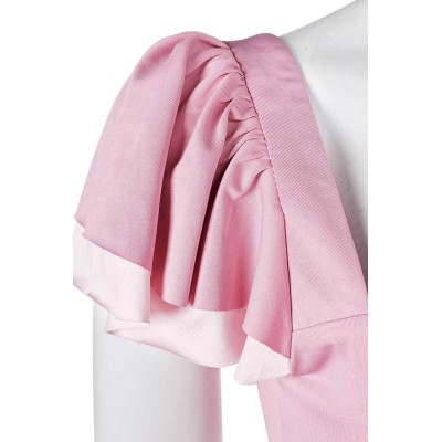 Final Fantasy VII Rebirth Aerith Gainsborough Printed Sunscreen Beach Skirt Set Suit Cosplay Costume Halloween Carnival Outfit