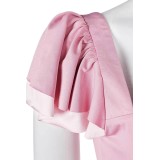 Final Fantasy VII Rebirth Aerith Gainsborough Printed Sunscreen Beach Skirt Set Suit Cosplay Costume Halloween Carnival Outfit